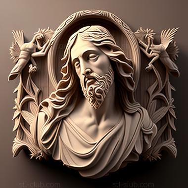 3D model st jesus (STL)